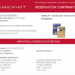 HYATT RESERVATION 201311 2