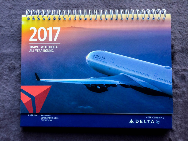 delta calendar 2017 2