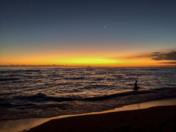 Sunset waikiki 201501