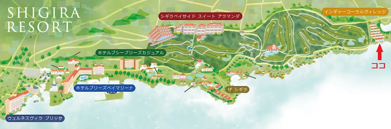 shigira hotelMap